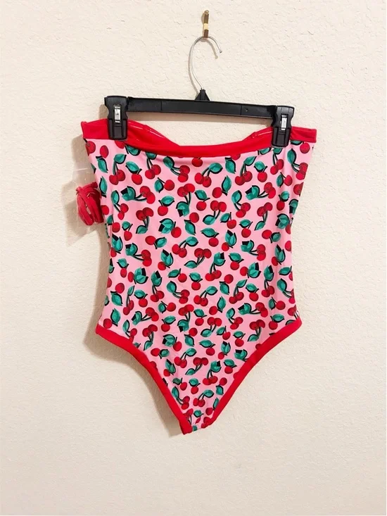NWT Anthropologie Beach Riot Amber One-Piece Swimsuit Cherry Print - Picture 8 of 8